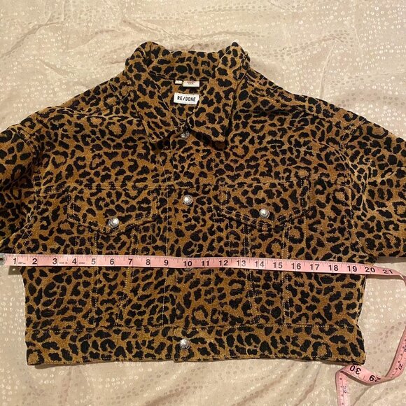 RE/DONE leopard print cropped jacket - Picture 5 of 8